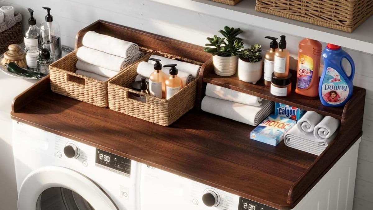 How a Washer Dryer Countertop Improves Laundry Room Efficiency