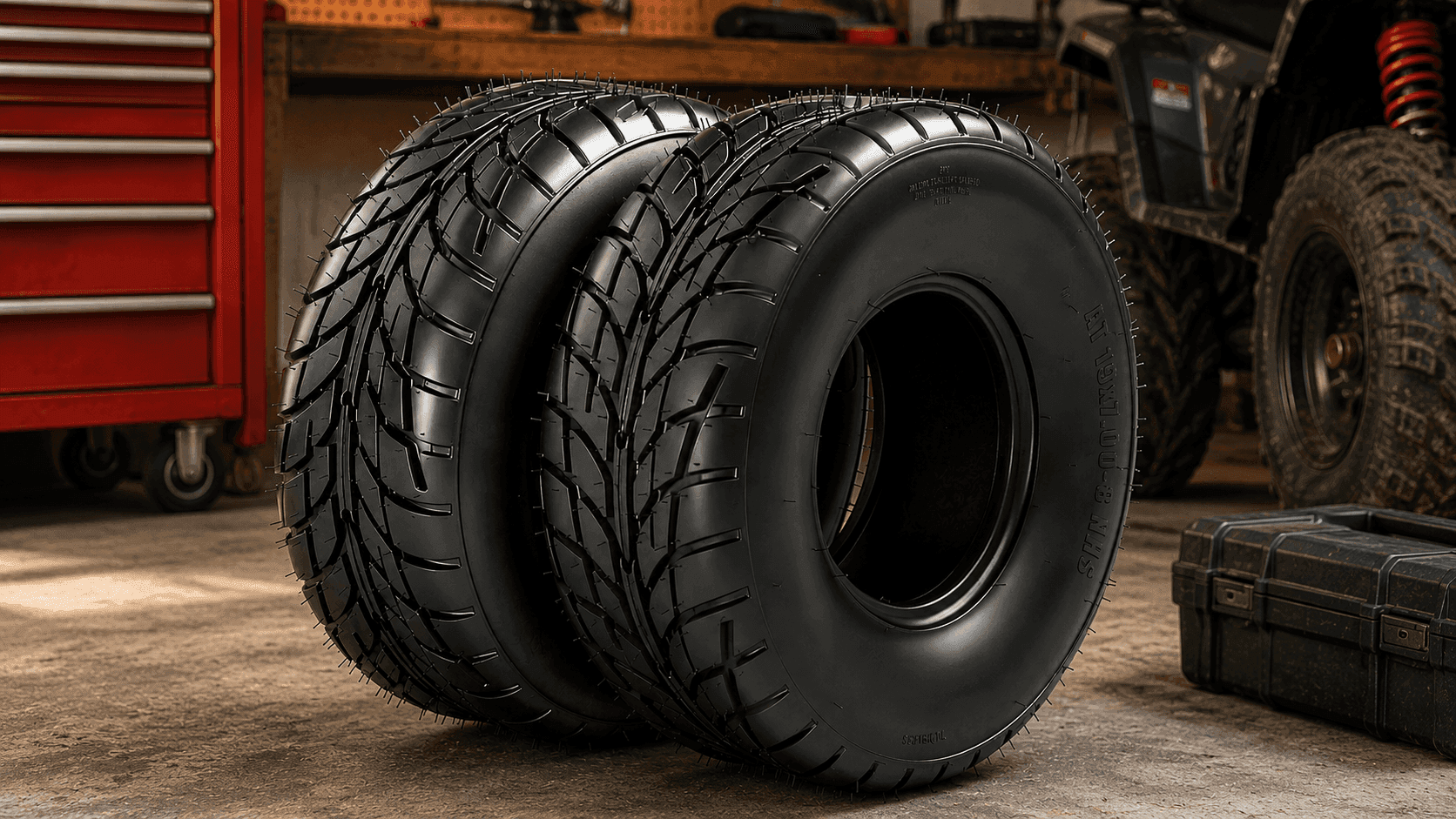 How MOTOOS Set of 2 19x7-8 ATV UTV Tires Perform on Mud and Gravel