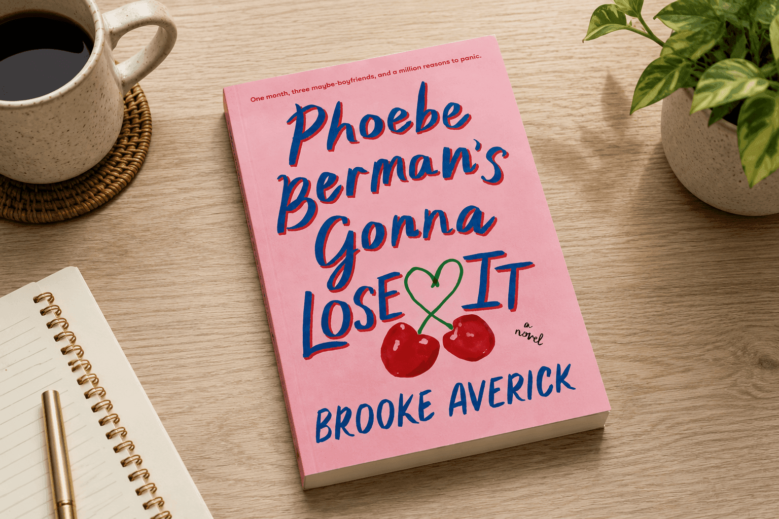Phoebe Berman's Gonna Lose It Book by Michele W. Miller, contemporary women's fiction, family drama book, and self-discovery novel.
